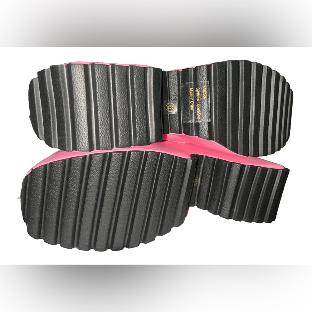 Pink Platform Mary Janes Shoes - Picture 6 of 10